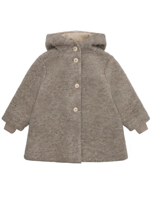 Hovedbilde HUTTEliHUT ULLKÅPE MED HETTE - BEIGE