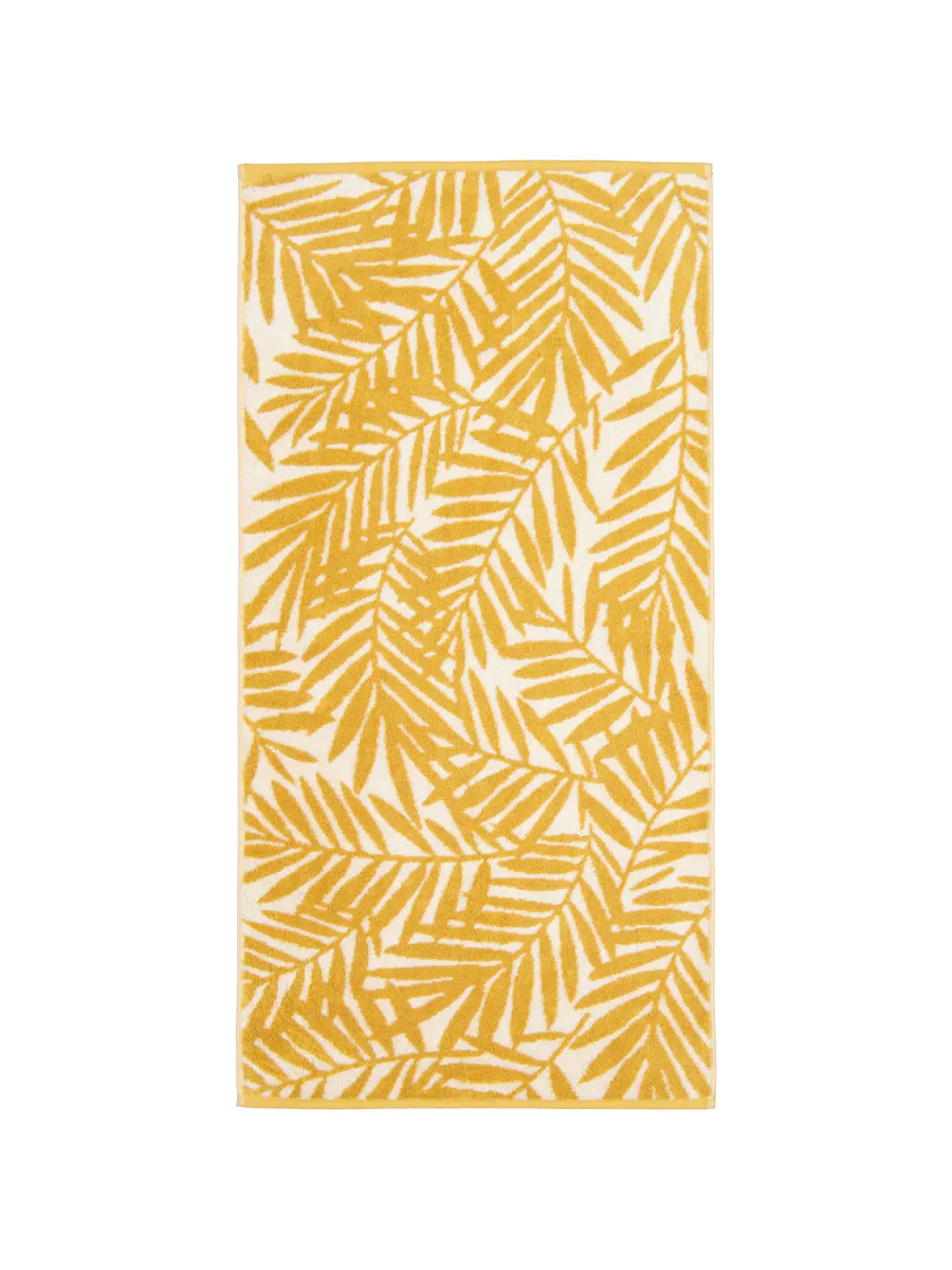 CAWÖ MAISON LEAVES HÅNDKLE - GOLD