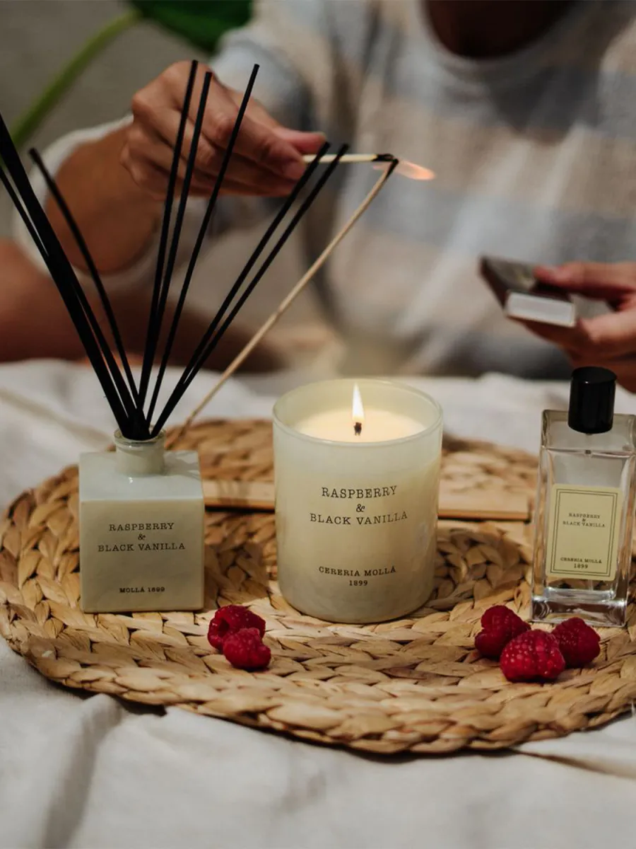 CERERIA MOLLA RASPBERRY & BLACK VANILLA DUFTPINNER