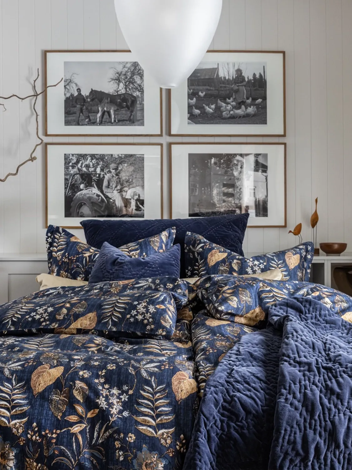 BORÅS COTTON MARILYN SENGETØY - BLÅ