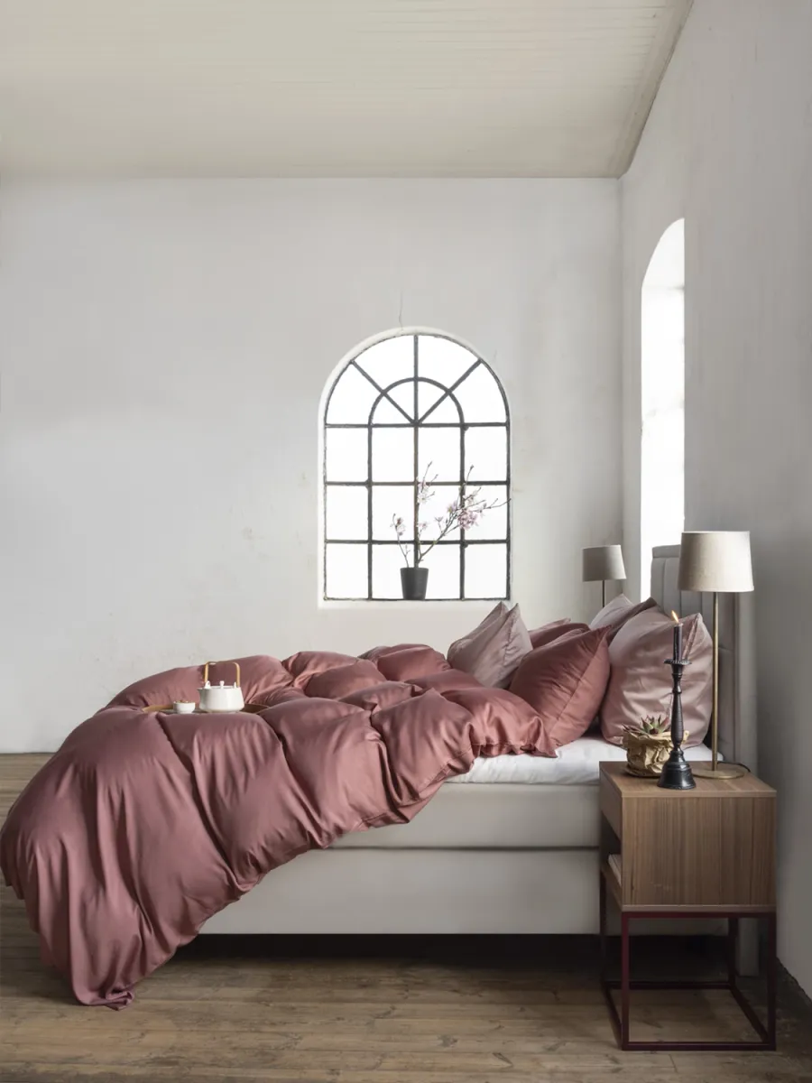 BORÅS COTTON BLISS SENGETØY - AUBERGINE