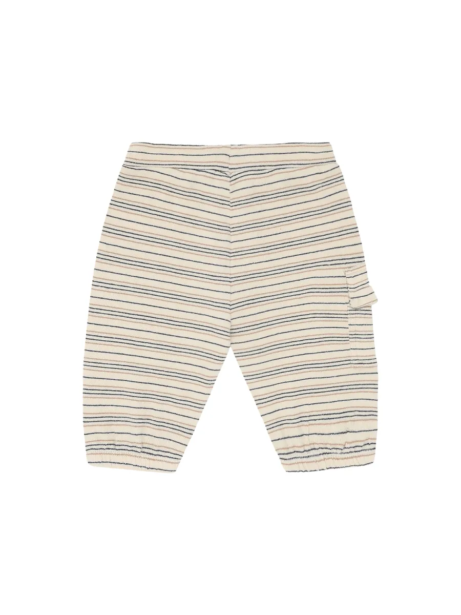 HUST & CLAIRE GUS FINE STRIPED STRIKKET BUKSE