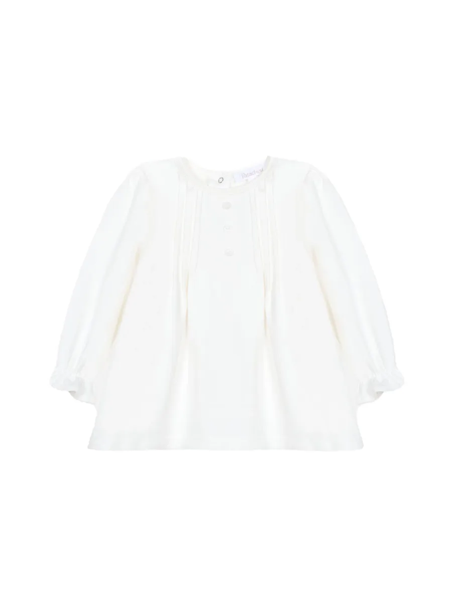 PATACHOU ECRU JERSEY BLOUSE