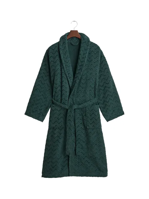 Hovedbilde GANT JAQUARD HERRINGBONE MORGENKÅPE - TARTAN ...